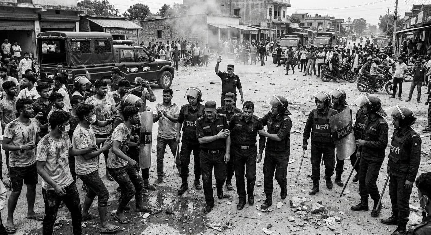 A clash broke out between two groups in Dhangadhi-13, Kailali; police fired six rounds in the air to bring the situation under control.