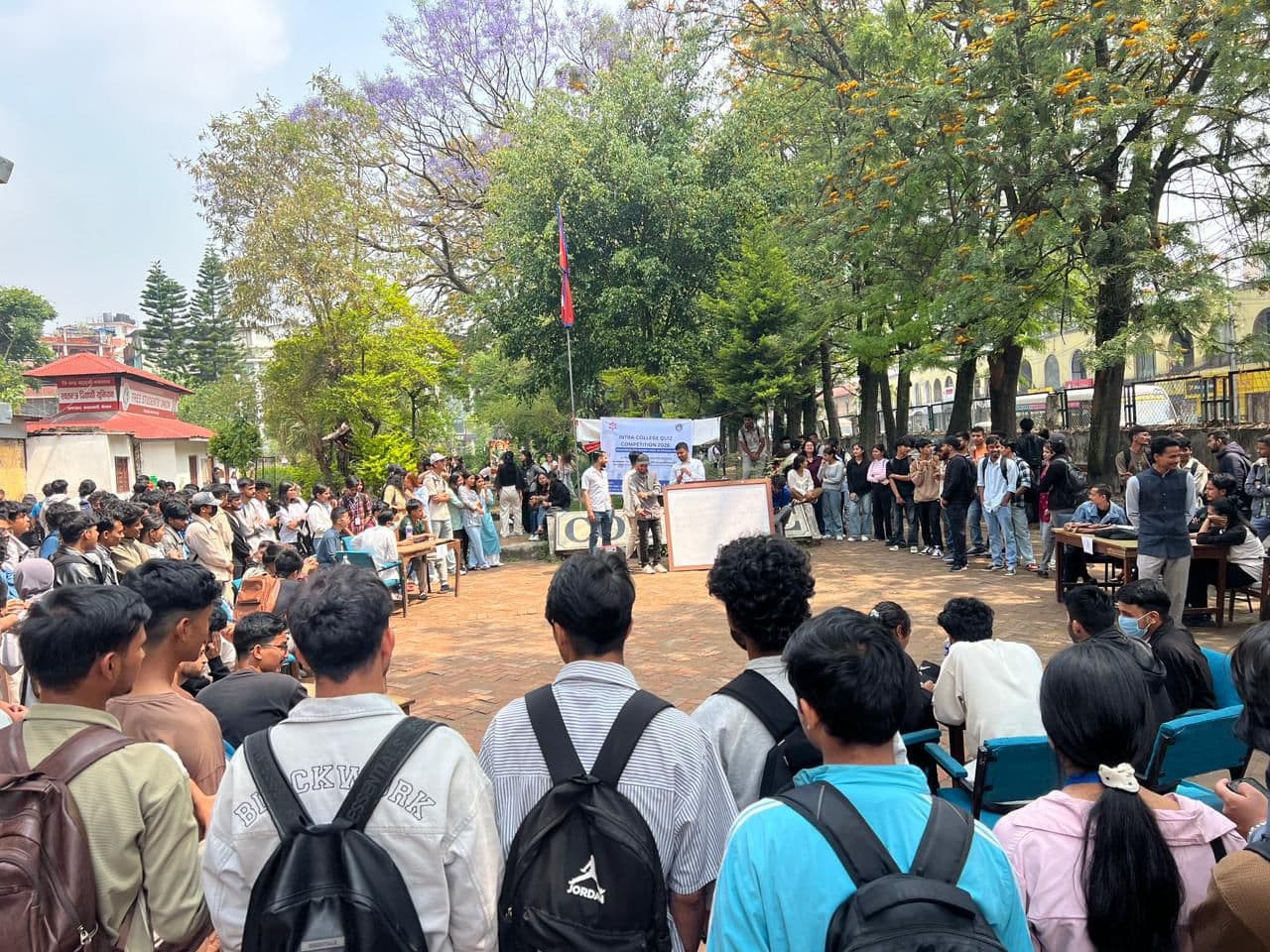 Quiz Competition Concluded at Tri-Chandra Campus Under the Leadership of FSU members Jenish Kafle and Dinesh Karki